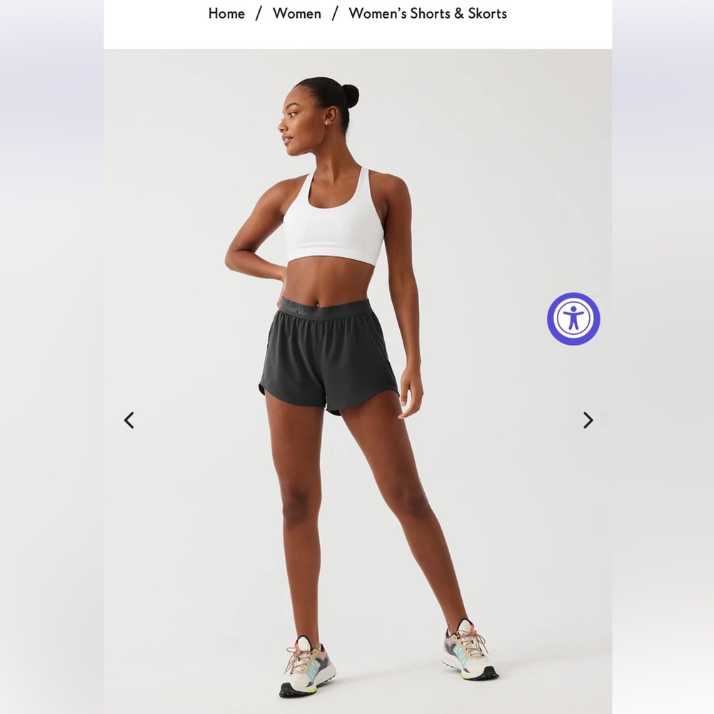 Outdoor Voices Relay 3” Shorts in Black